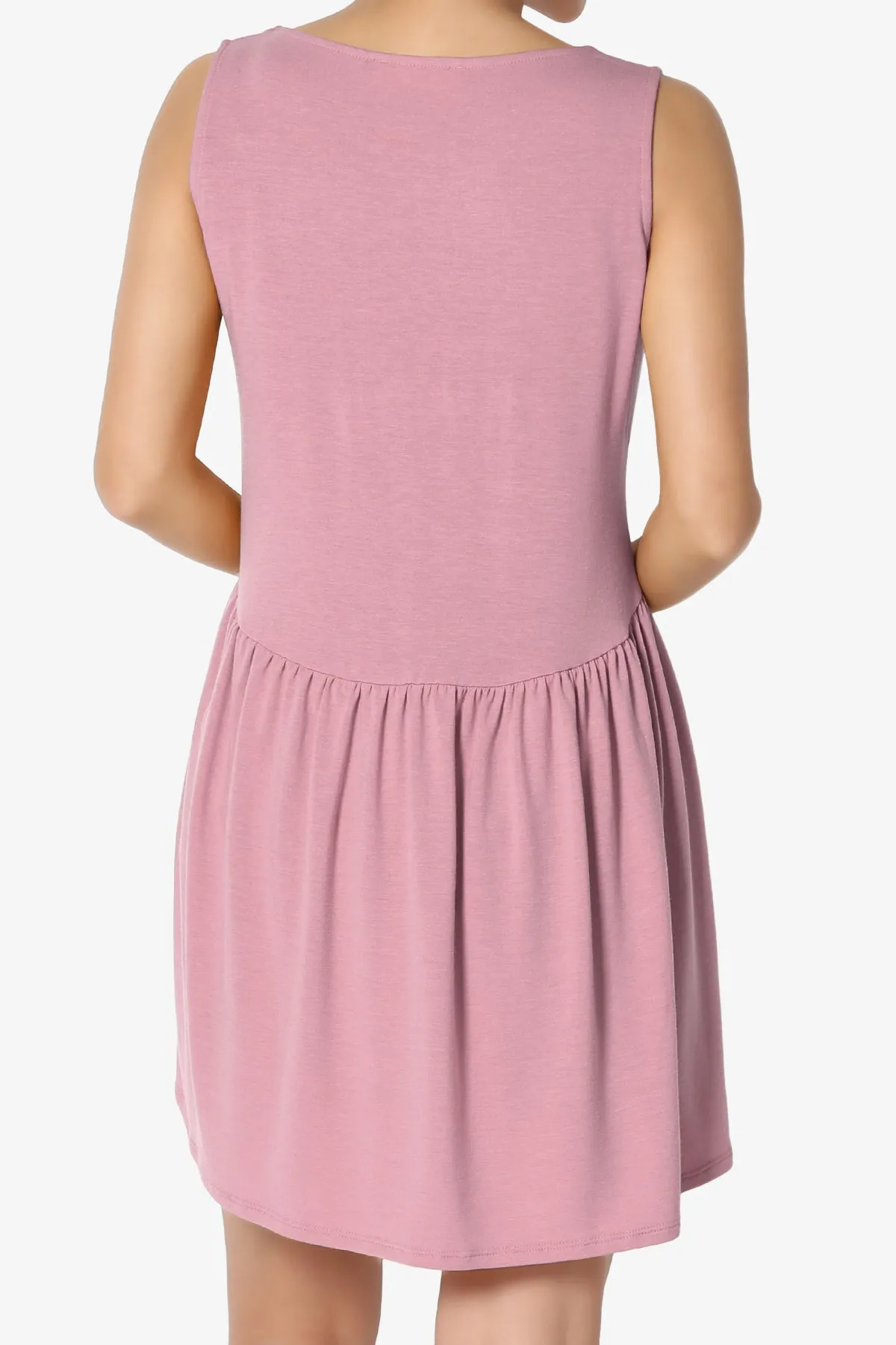 Maiika Sleeveless Babydoll Tunic Top