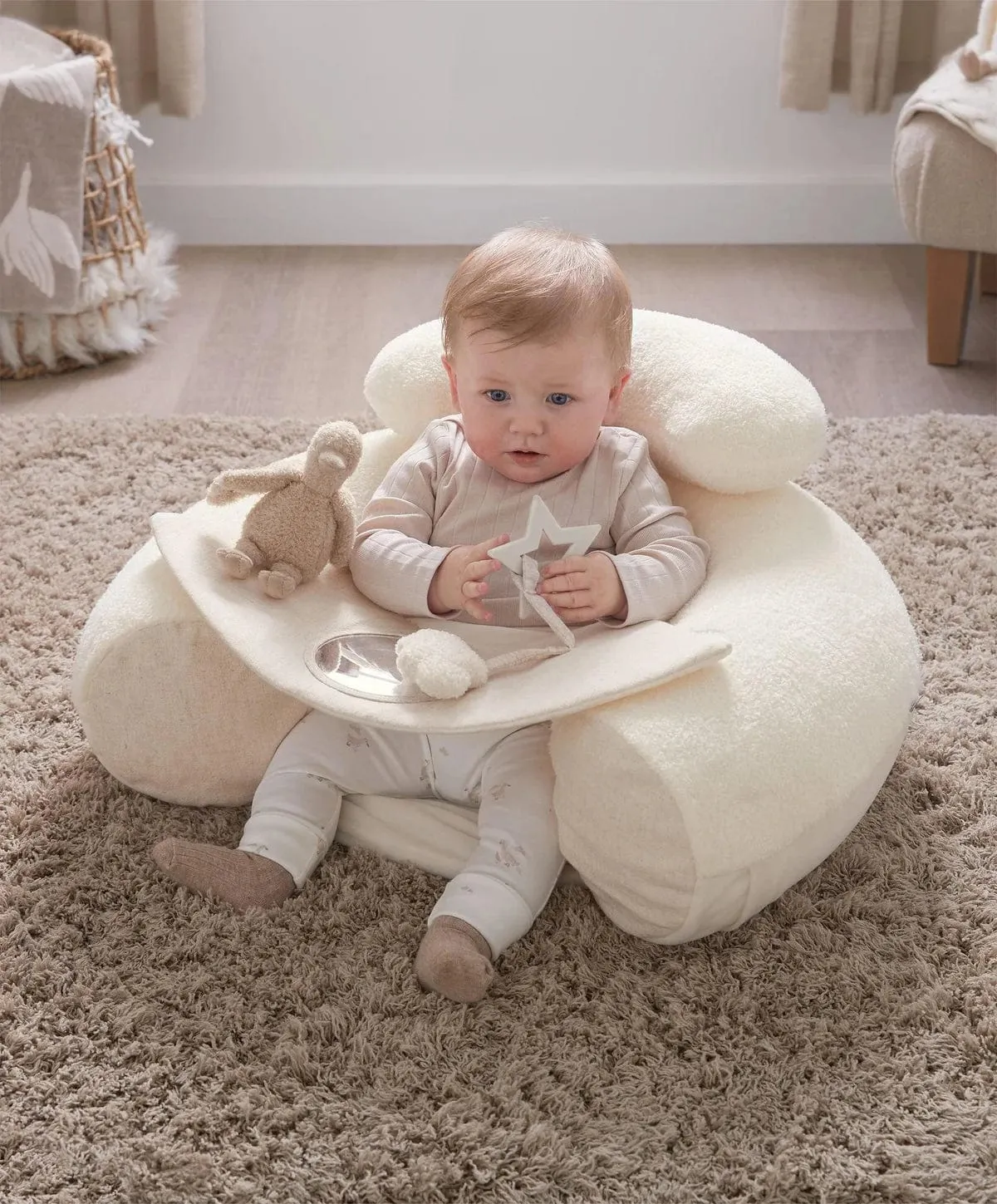 Mamas & Papas Sit & Play Baby Floor Seat - Welcome to the World, Duckling