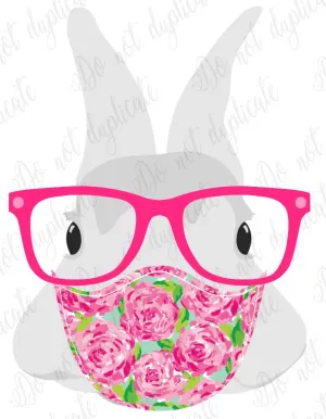 Masked Bunny - Rose