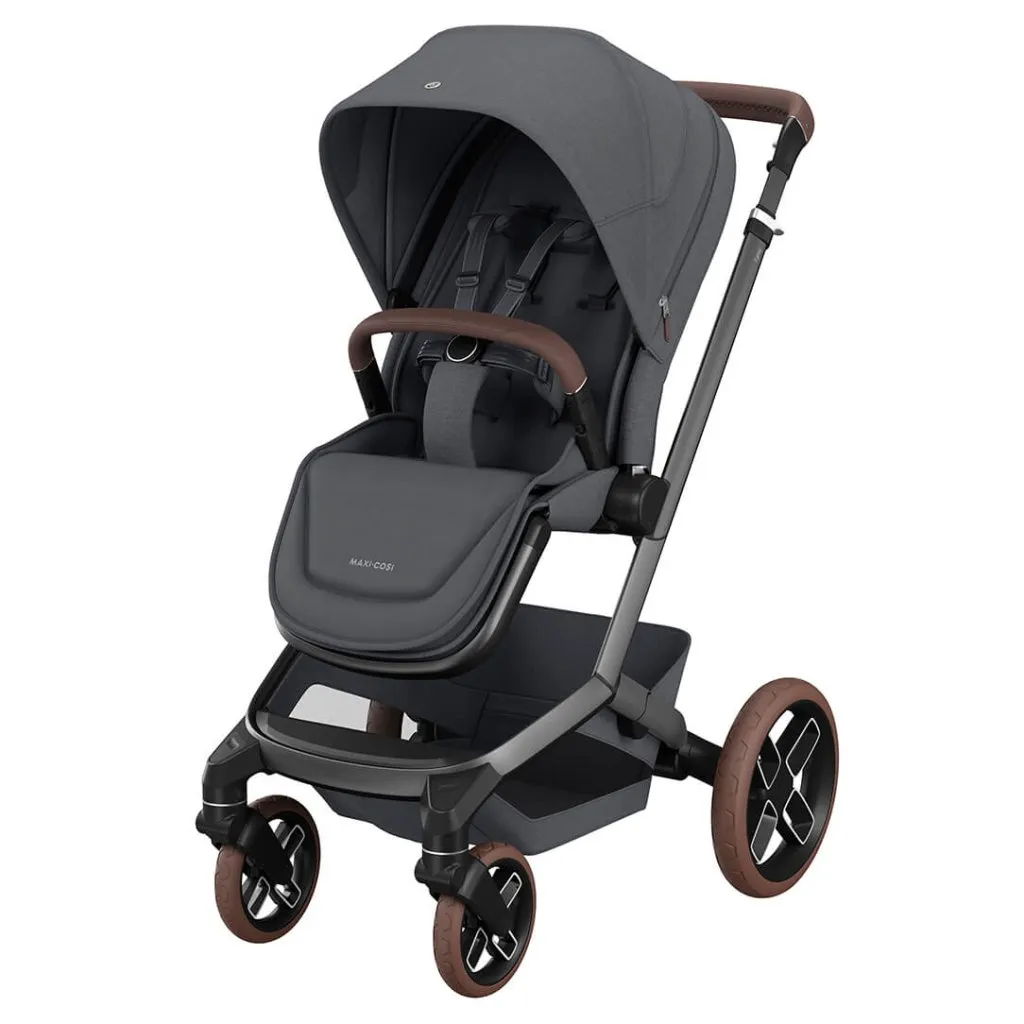 MAXI COSI FAME 6 Piece Travel System with Pebble 360 Pro2 Car Seat and FamilyFix 360 Pro ISOFIX Car Seat Base - Twillic Graphite