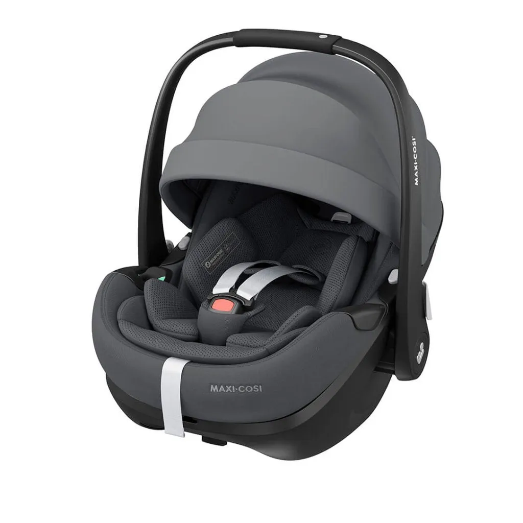 MAXI COSI FAME 6 Piece Travel System with Pebble 360 Pro2 Car Seat and FamilyFix 360 Pro ISOFIX Car Seat Base - Twillic Graphite