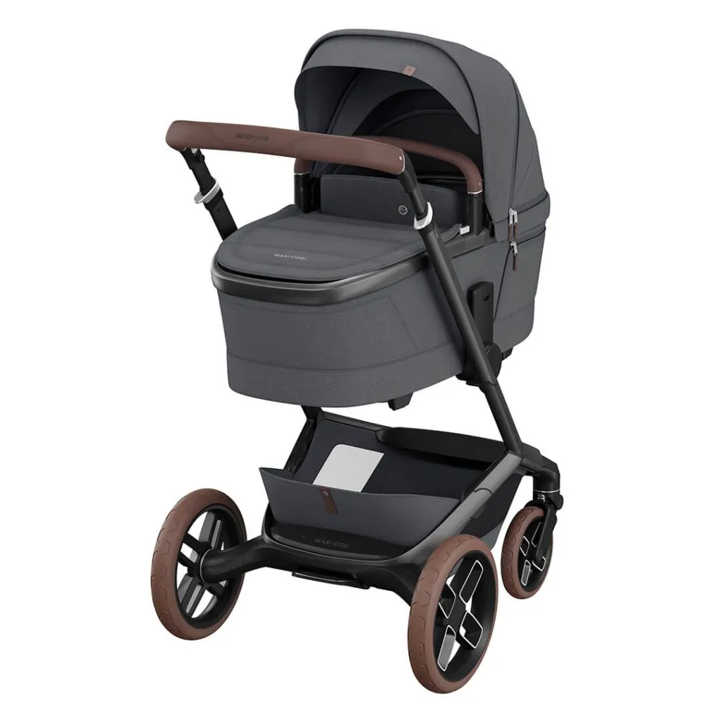 MAXI COSI FAME 6 Piece Travel System with Pebble 360 Pro2 Car Seat and FamilyFix 360 Pro ISOFIX Car Seat Base - Twillic Graphite
