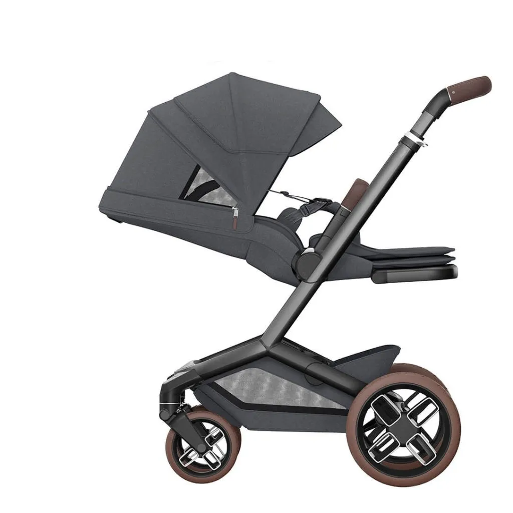MAXI COSI FAME 6 Piece Travel System with Pebble 360 Pro2 Car Seat and FamilyFix 360 Pro ISOFIX Car Seat Base - Twillic Graphite