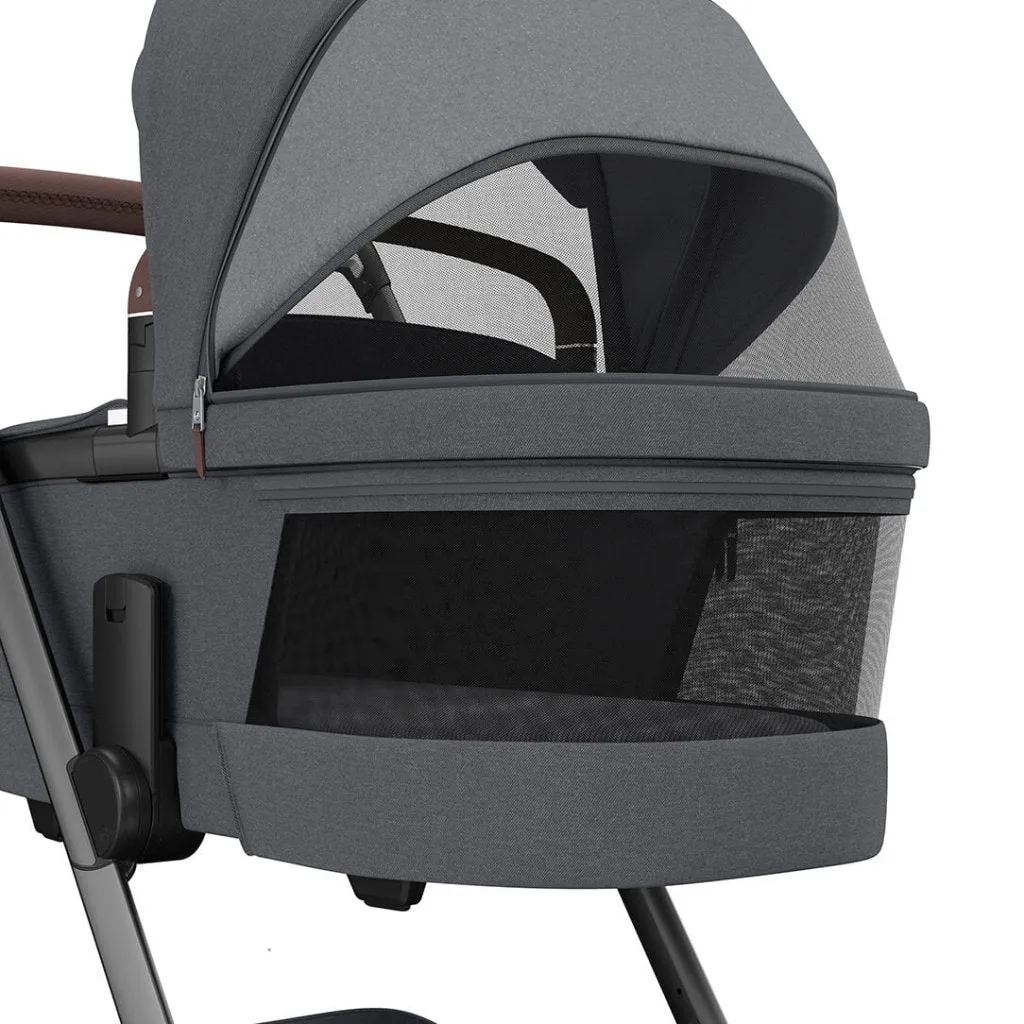 MAXI COSI FAME 6 Piece Travel System with Pebble 360 Pro2 Car Seat and FamilyFix 360 Pro ISOFIX Car Seat Base - Twillic Graphite
