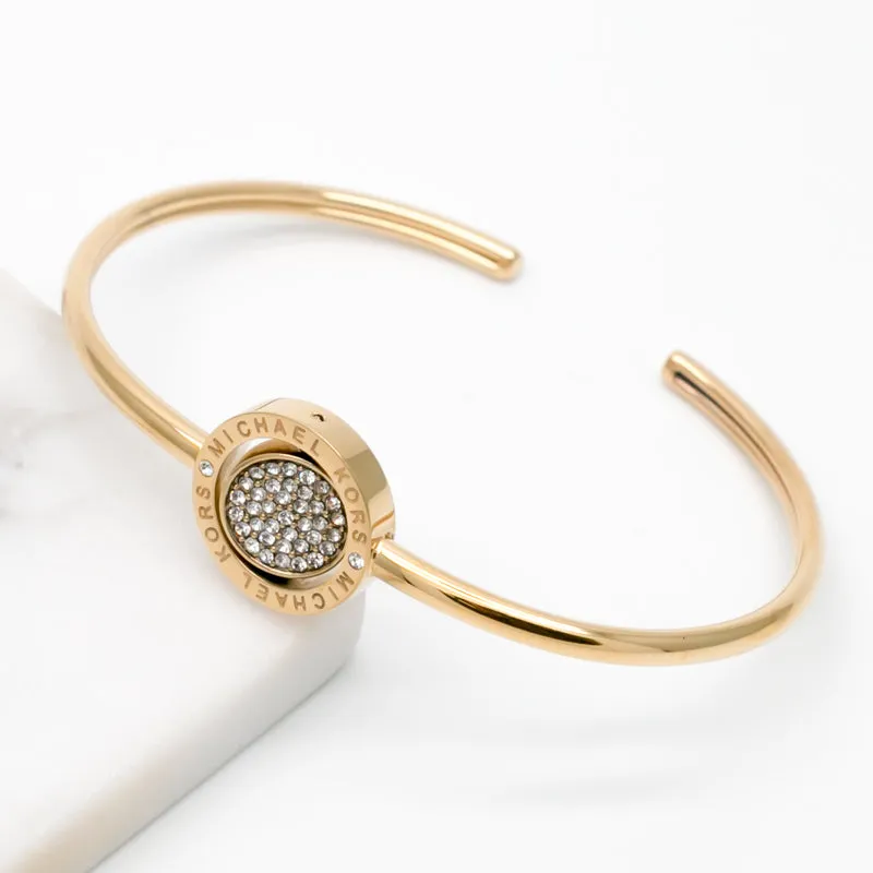 Michael Kors Flip Glitz Open Cuff Bracelet