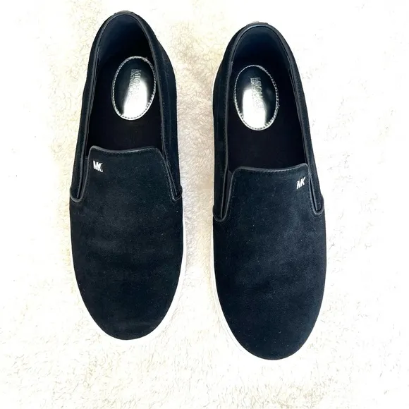 MICHAEL Michael Kors Suede Slip on Black Size 9.5