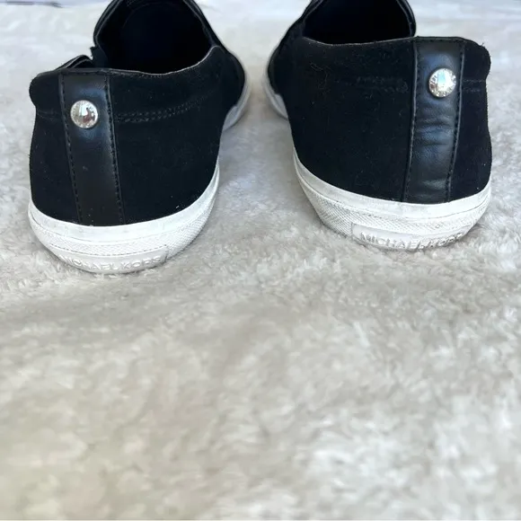 MICHAEL Michael Kors Suede Slip on Black Size 9.5