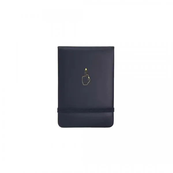 Middle Finger Pocket Journal - Black