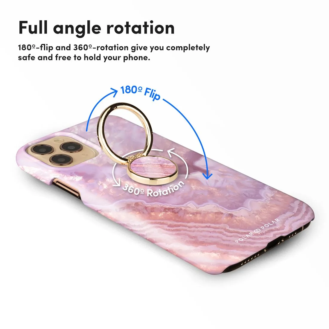 Misty Rose Coral | Phone Ring Holder  (Non-MagSafe)