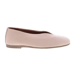 Miz Mooz Etta Womens Pink Leather Slip On Ballet Flats Shoes