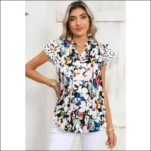Needful Things: Black Floral Blouse – Prepare for Compliments ! 🖤💐