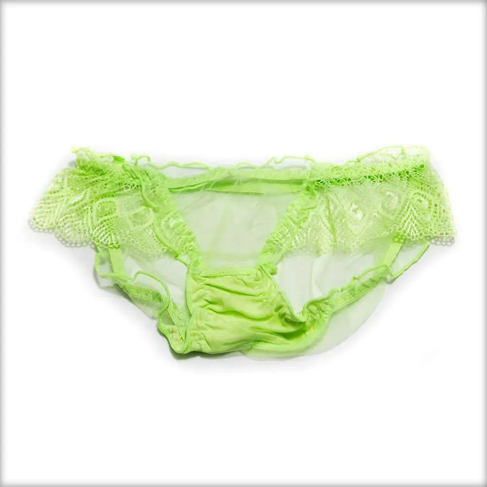 Net Transparent Sky Blue Panty
