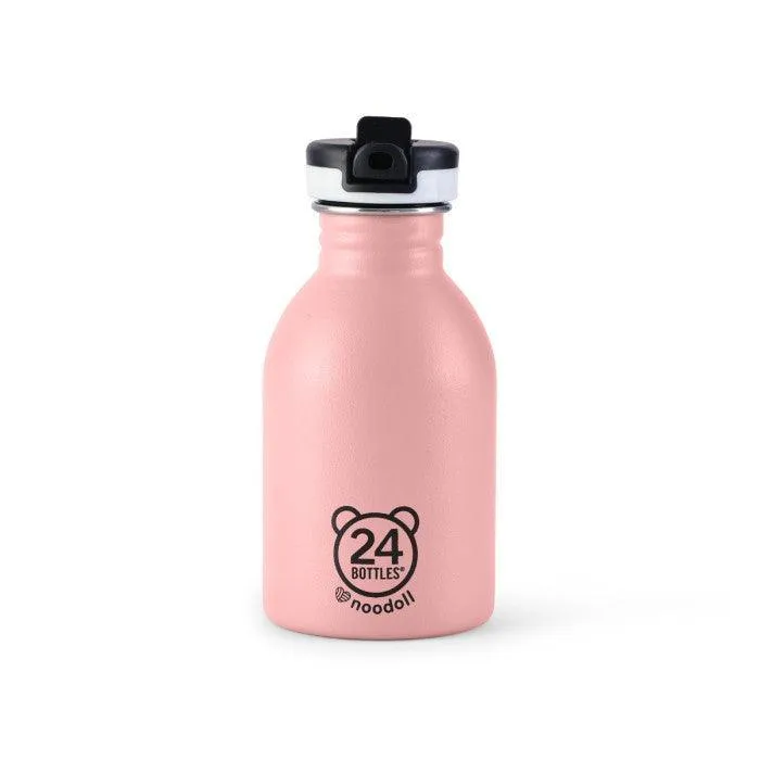 Noodoll Stainless Steel Bottle - Miss Dino - Rose Pink