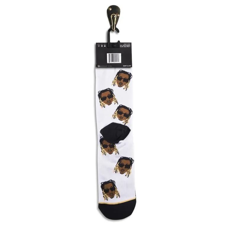 Odd Sox Unisex Crew Novelty Socks, Future Emoji, One Size