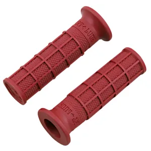 ODI Hart-Luck Signature Full-Waffle Slip-On 1" Grips - Red