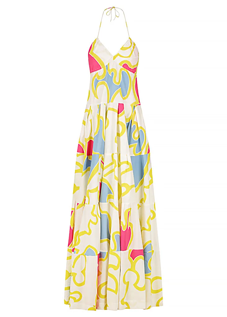 Open Back Tiered Maxi
