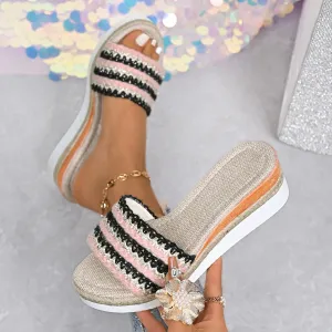 Open Toe Wedge Sandals