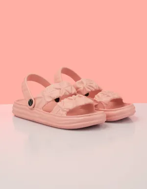 Petal Puff Comfort Sandals - Tender Pink