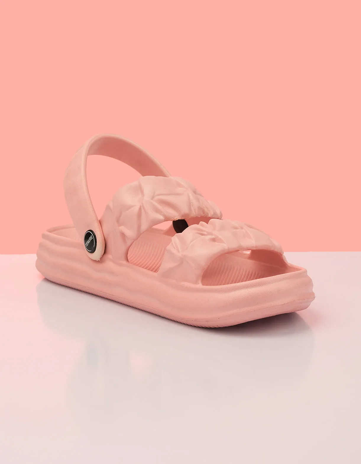 Petal Puff Comfort Sandals - Tender Pink