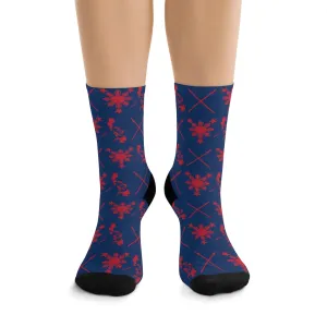 Philippine Fresh Blue & Red Socks