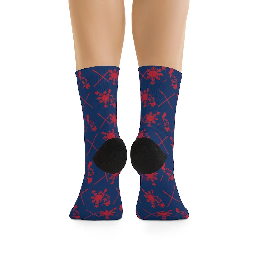 Philippine Fresh Blue & Red Socks