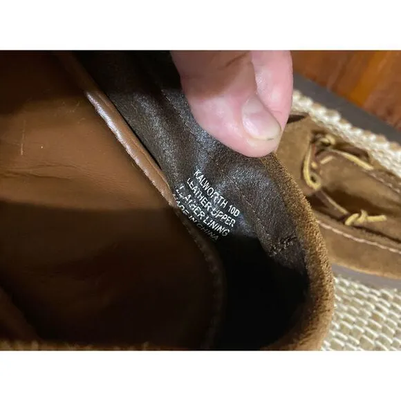 Polo Ralph Lauren kalworth suede leather slip on size 10