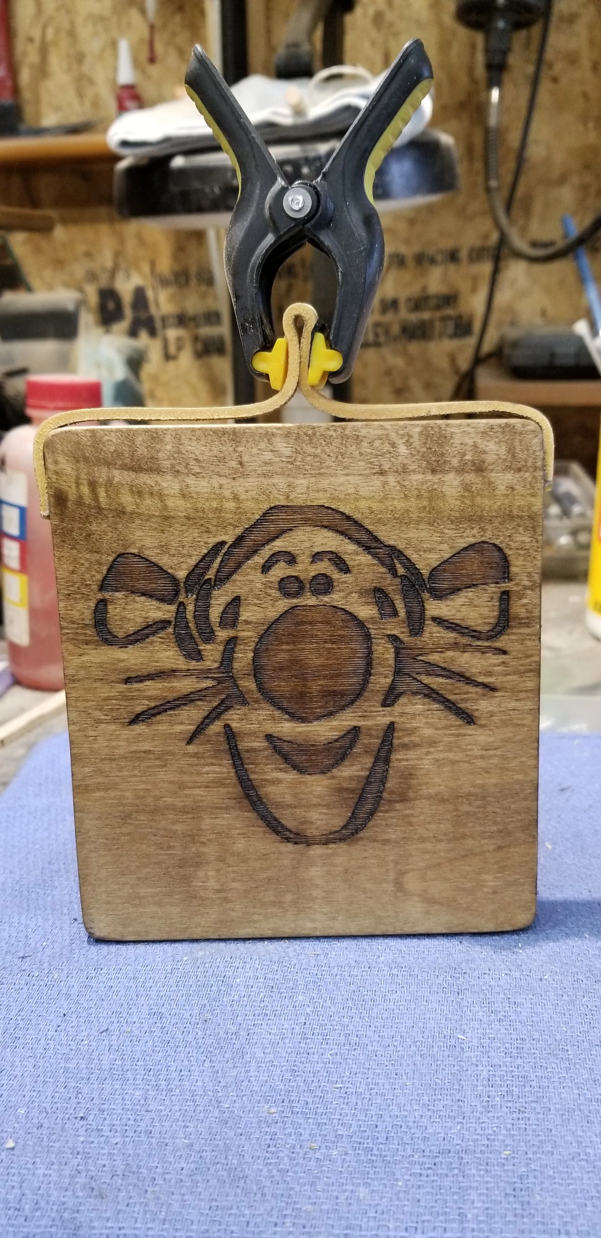 Pooh Tigger 2 Sided flip art OOAK