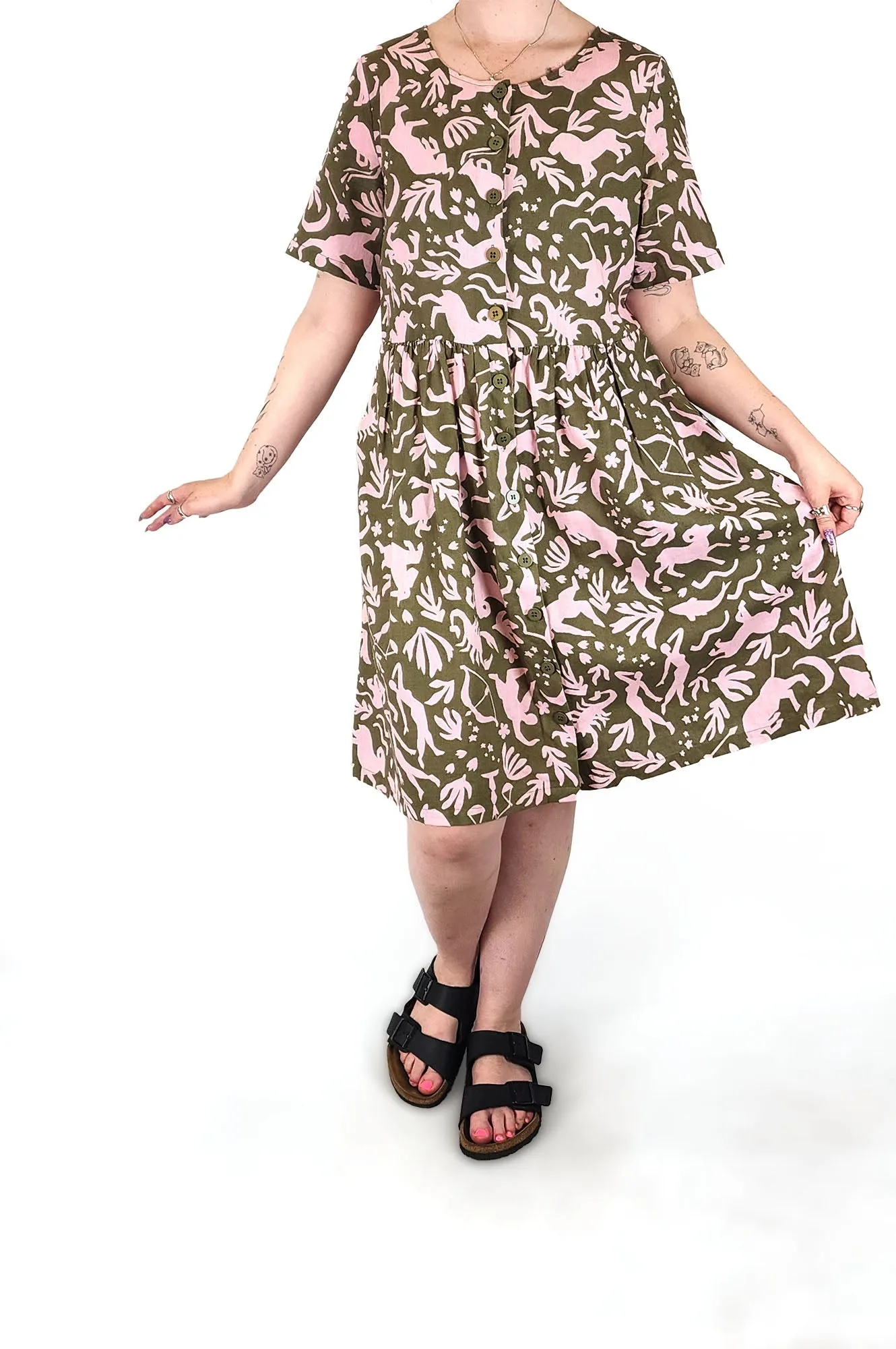 Princess Highway star sign print dress size 12