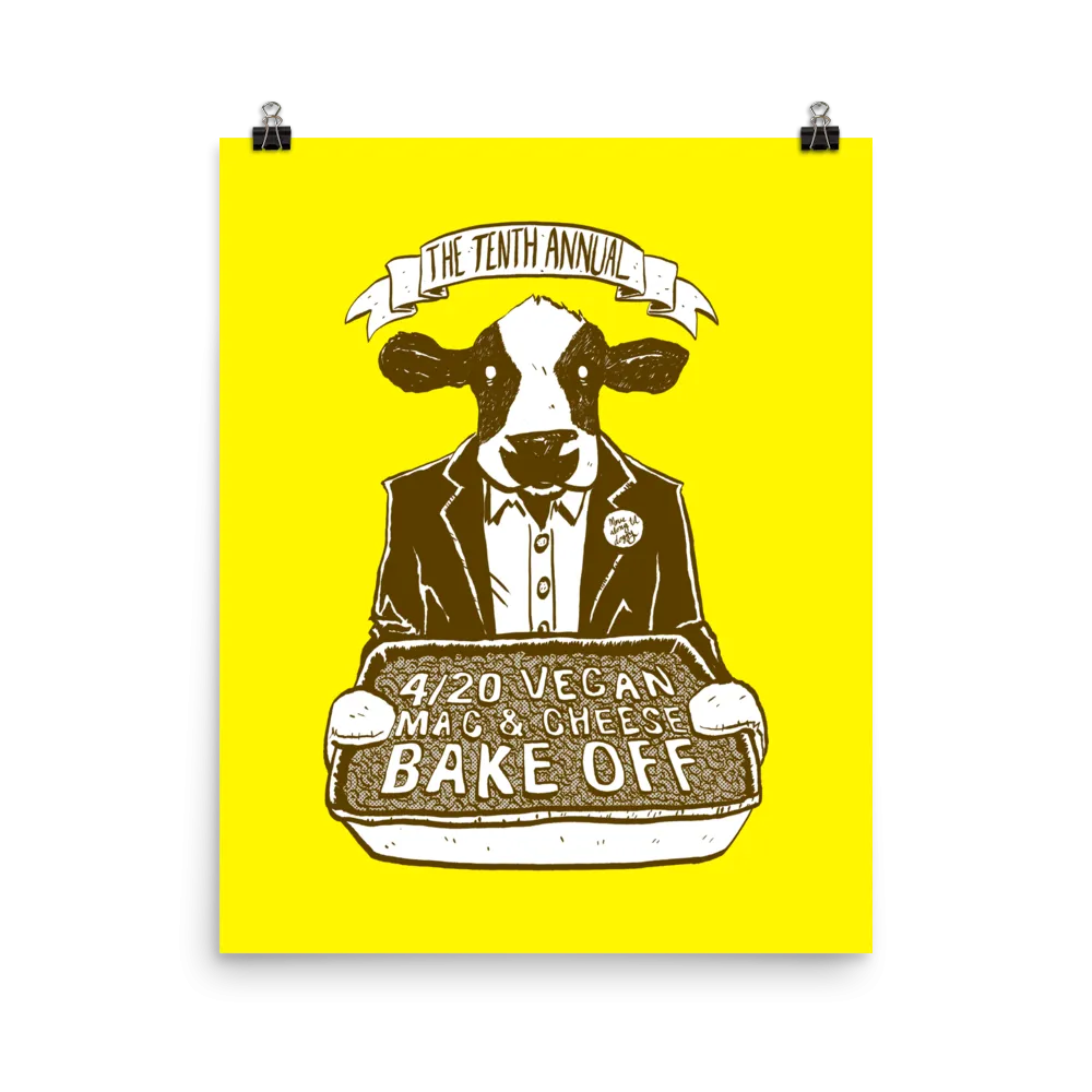 "4/20 Vegan Mac & Cheese Bake Off" Poster