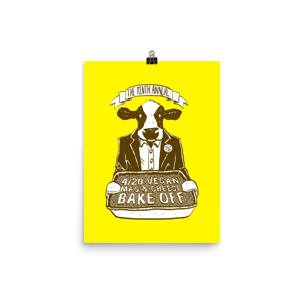 "4/20 Vegan Mac & Cheese Bake Off" Poster