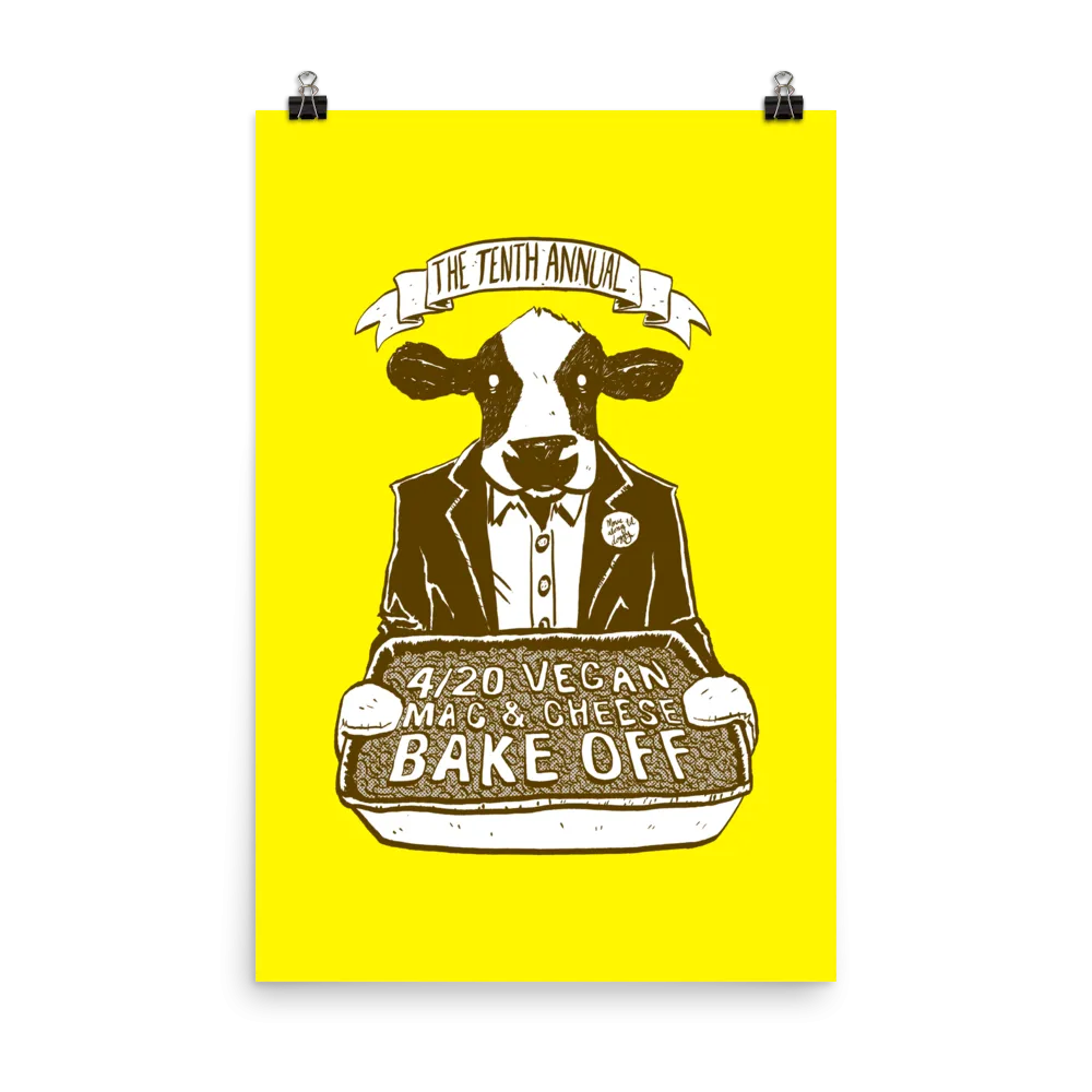 "4/20 Vegan Mac & Cheese Bake Off" Poster
