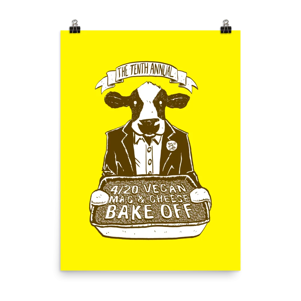 "4/20 Vegan Mac & Cheese Bake Off" Poster