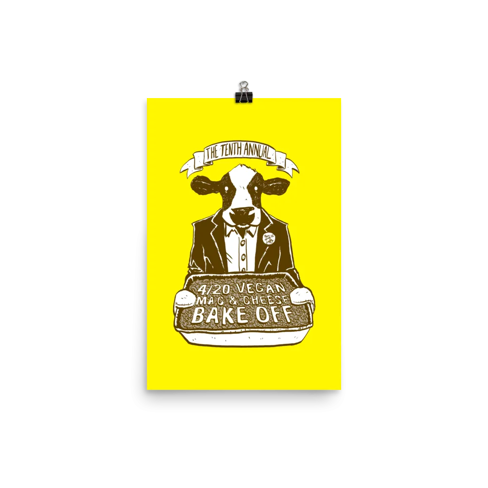 "4/20 Vegan Mac & Cheese Bake Off" Poster
