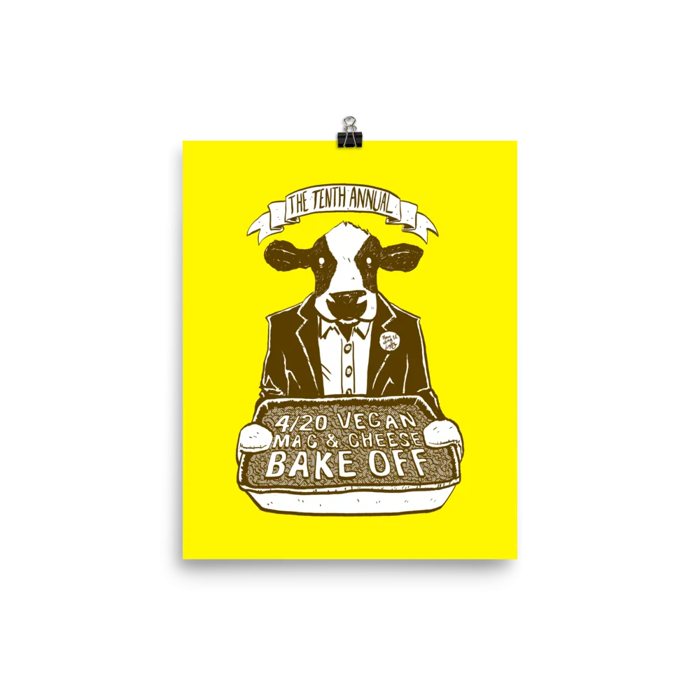 "4/20 Vegan Mac & Cheese Bake Off" Poster