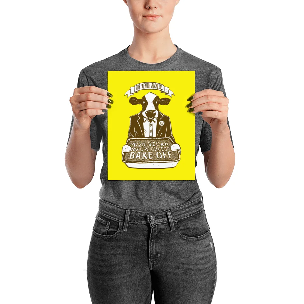 "4/20 Vegan Mac & Cheese Bake Off" Poster