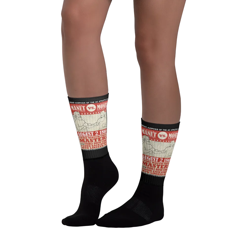 "Manet vs. Monet" Socks