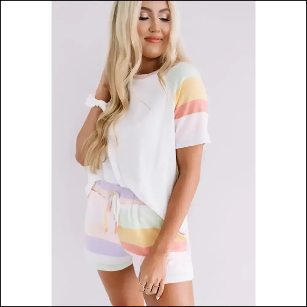Rainbow Bliss Lounge Set: Netflix & Chill  🌈 Needful Things