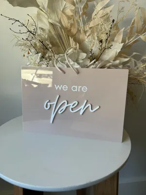 Rectangle Open/Closed Sign - Double Sided 2