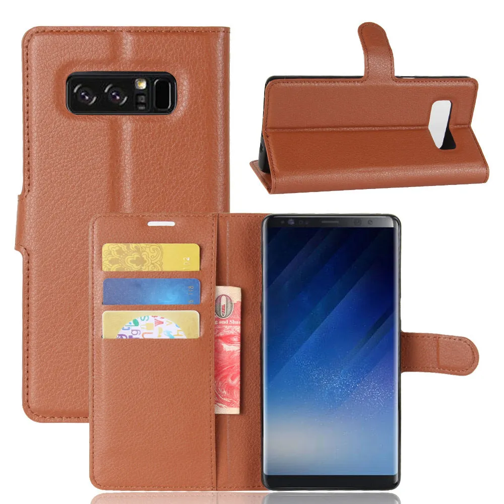 Retro Flip Cover Wallet Case for Samsung Galaxy Note 8