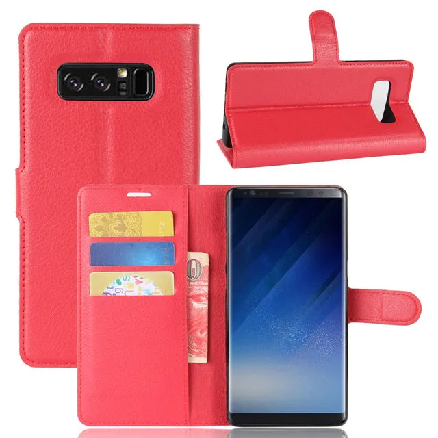 Retro Flip Cover Wallet Case for Samsung Galaxy Note 8