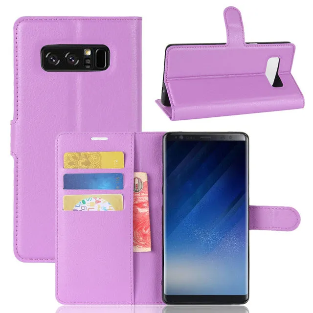 Retro Flip Cover Wallet Case for Samsung Galaxy Note 8