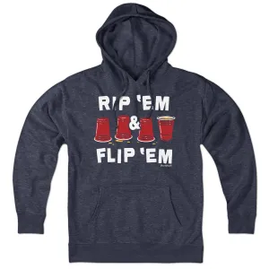 Rip 'Em & Flip 'Em Flip Cup Hoodie