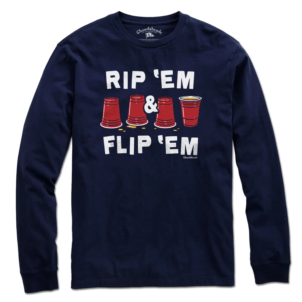 Rip 'Em & Flip 'Em Flip Cup T-Shirt