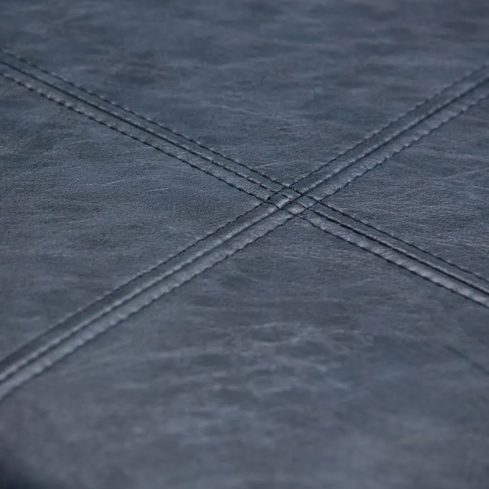 Rockwood Cube Storage Ottoman in Vegan Leather