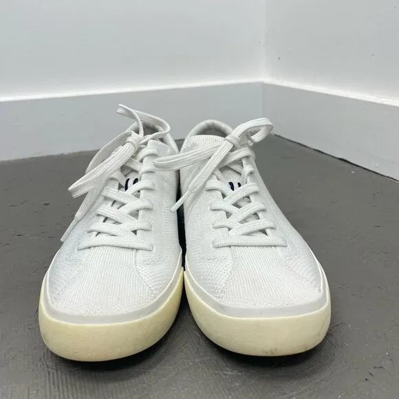 Rothy’s The Lace Up Sneaker in Bright White Size 8.5