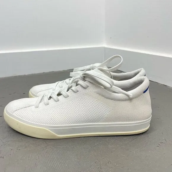 Rothy’s The Lace Up Sneaker in Bright White Size 8.5