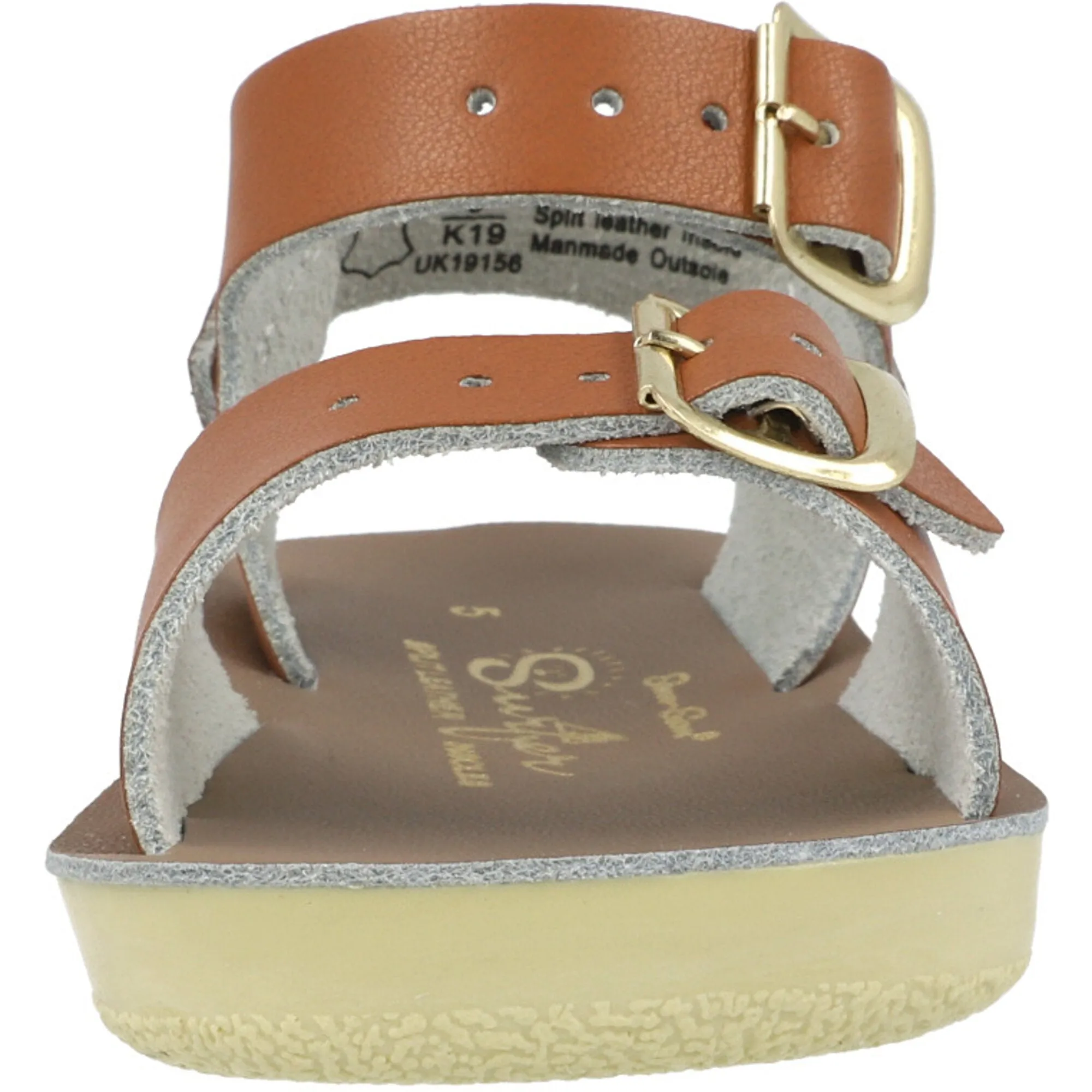 Salt Water Sun-San Surfer Tan Sandals