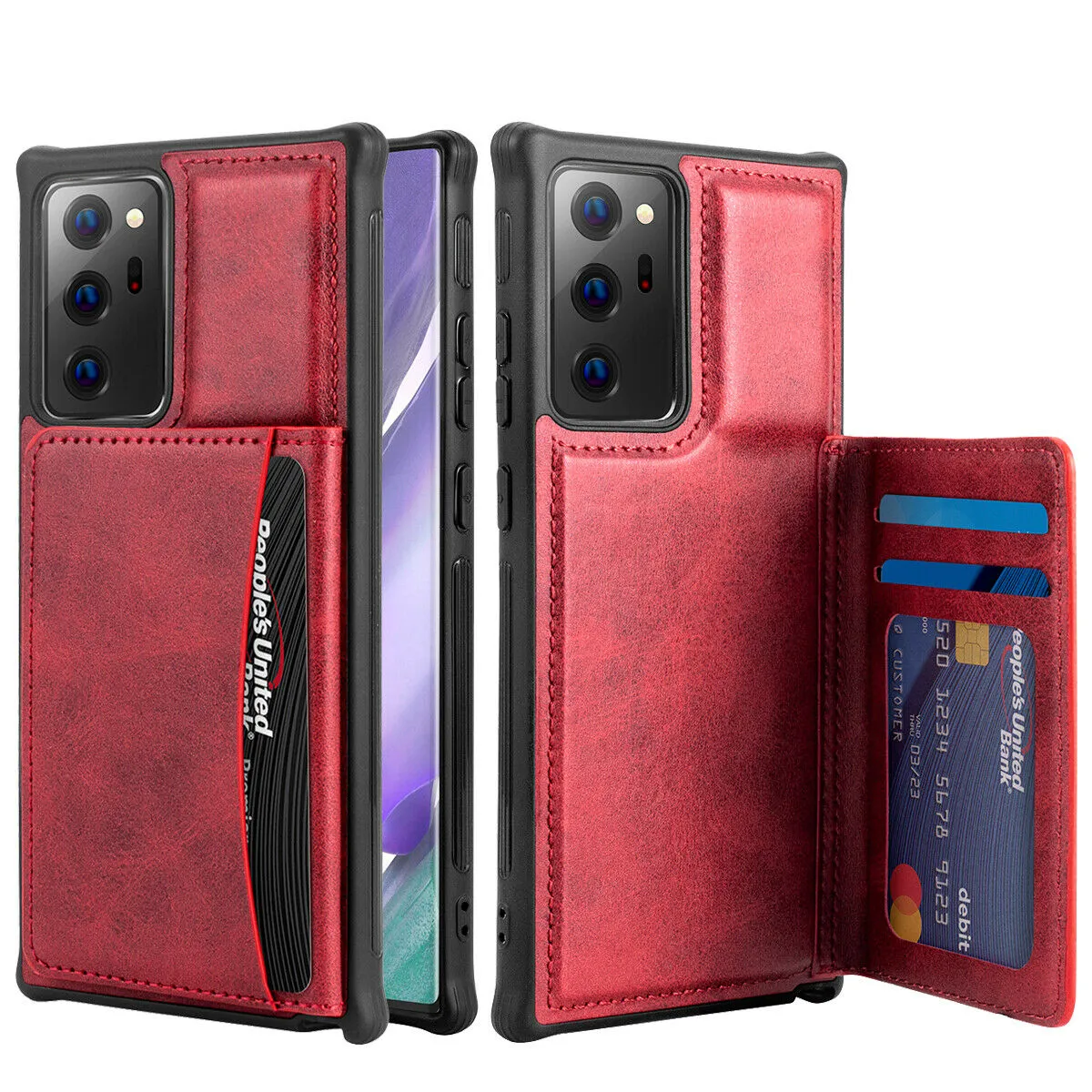 Samsung Galaxy S21  Flip Leather Card Wallet Stand Case Cover