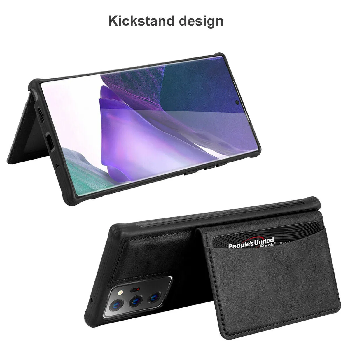 Samsung Galaxy S21  Flip Leather Card Wallet Stand Case Cover