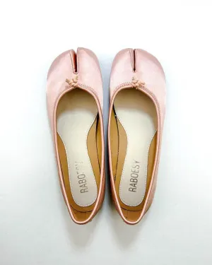 Satin Tabi Ballet Flats